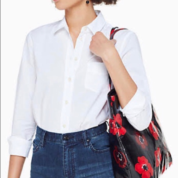 SOLD NWT Kate Spade Poppies Tote - Picture 7 of 8